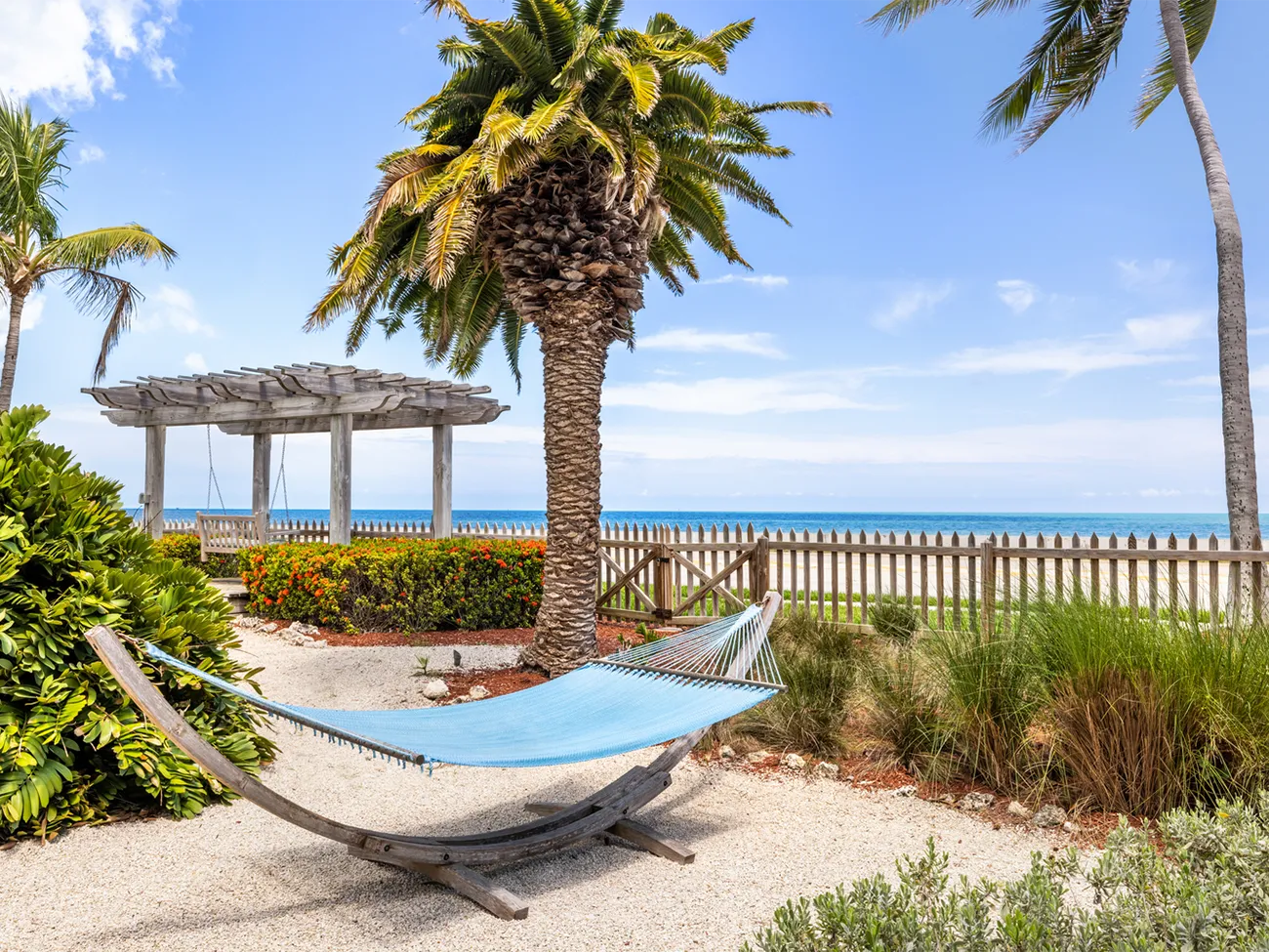 Hammock near the water at Hyatt Vacation Club at Windward Pointe