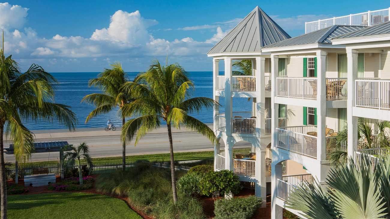The Key West Windward Point Resort sits next to the ocean