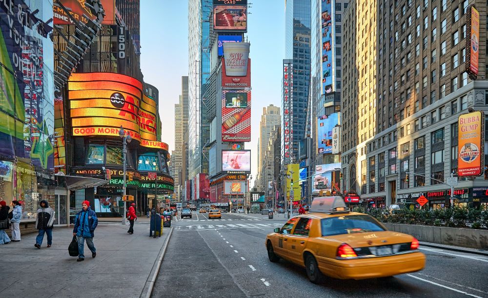 Times Square in New York City