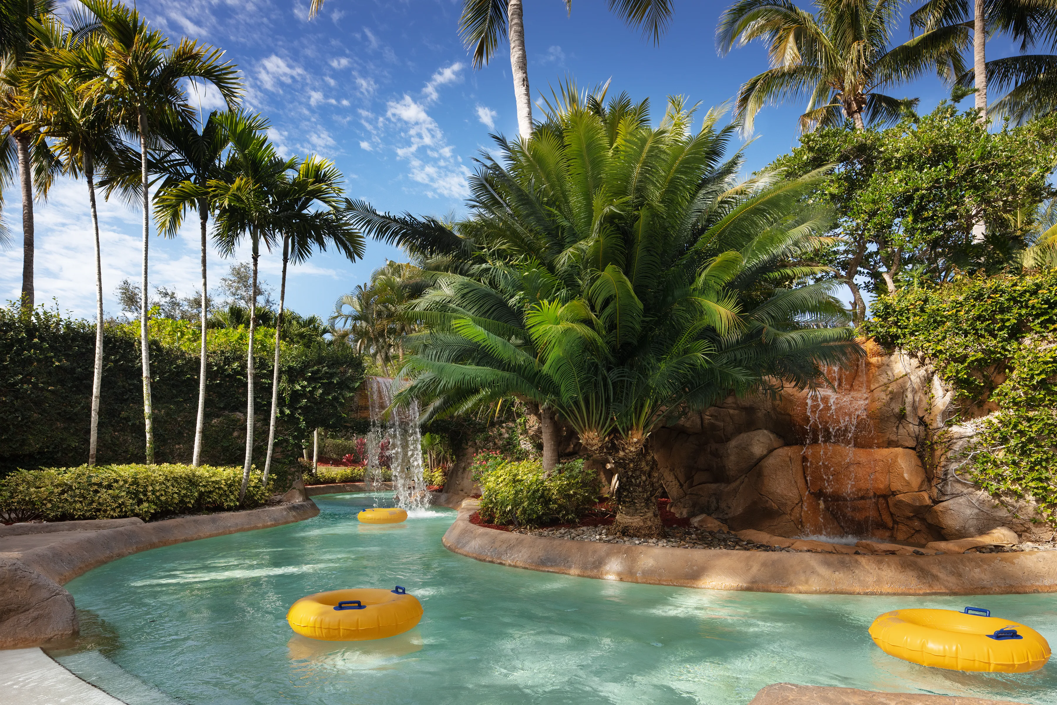 Lazy river at the Hyatt Vacation Club at Coconut Cove