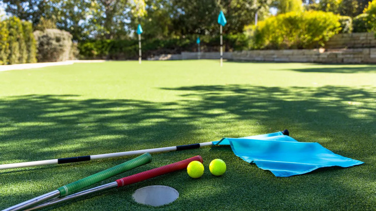Putting green at Wild Oak Ranch